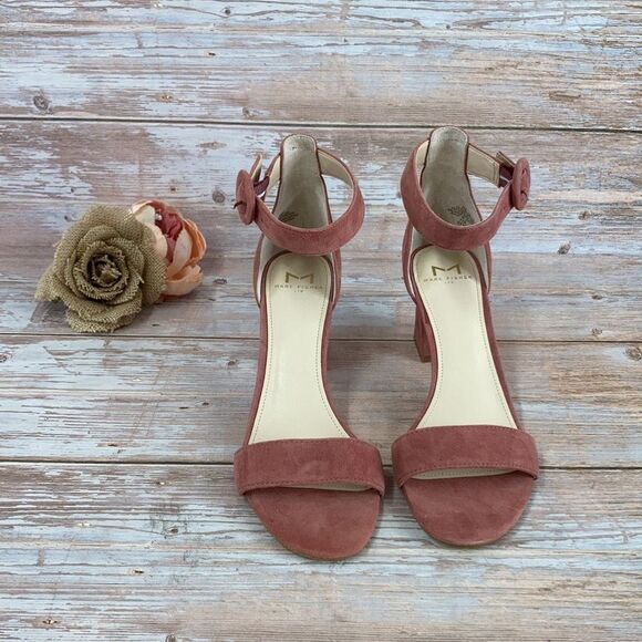 Marc Fisher Ltd Karlee Ankle Strap Sandal, Size 8 M - Pink - Picture 2 of 5